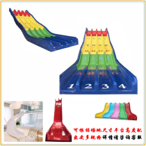 Customize outdoor large childrens water park swimming pool net red indoor GRP Devil Slide chute equipment