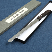 Handmade rice paper stainless steel paper cutter Office special art knife Portable small retro jam calligraphy calligraphy and painting paper cutter