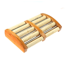 Kangruyuan wooden household foot massager roller type foot foot acupoint rub row wooden plantar massager