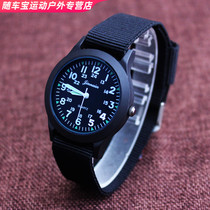 Little boy waterproof canvas watch Korean version of quartz childrens watch Primary school student digital watch Boy tide watch