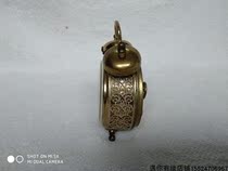 Old home Polaris predecessor German blessing card alarm clock mechanical winding small clock watch nostalgic old objects