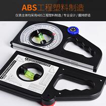 New magnetic multi-function slope measuring instrument Angle meter Horizontal angle ruler Slope meter Slope ruler angle meter