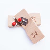 Gypsum board beveled spore carpentry push edge creation Planer hand push chamferer handmade wood push Wood Wood