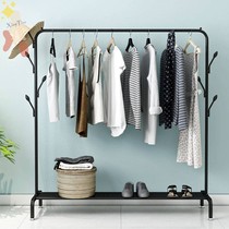 Cold clothes defend floor household clothes rack simple folding clothes rack bedroom coat rack balcony drying clothes rack