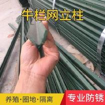 Fence cement column barbed wire enclosure rods thickened airport custom security anti-climbing 1 8 meters lan wang hu lan gan?