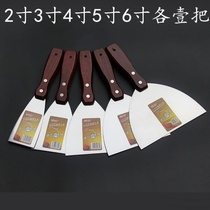 Baking putty knife Crisp stainless steel putty putty knife Kitchen shovel putty knife blade cutter triangle