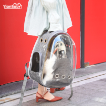 Comfort Ambebe Cat Bag Out Portable Double Shoulder Kitty Large Capacity Transparent Breathable Space Cabin Pet Backpack