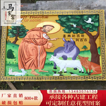 Mechanism Brick Sculptures Ancient Brick Sculptures Antique brick sculptures Wall Wall Relief Pendant to customize various size patterns