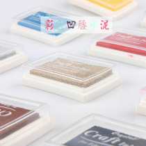 No. 32 planet seal color printing table rubber seal wedding finger painting hand account photo album food play ink pad waist Big Box