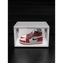 led luminous shoe box UV sterilization voice control dust shoe cabinet side open plastic storage box fixed LOG magnetic shoe box