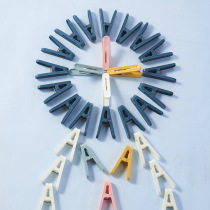 F plastic clip clothesers household drying clothes windproof hangers sock quilt single small fixing clip