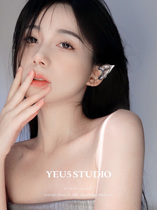 YEU5 original design without ear hole elf fairy fairy mermaid sweet cool metal wind dark ear clip irregular auricle style