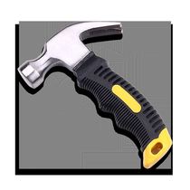 Clamb hammer decoration special steel rubber handle integrated safety hammer tool hammer scale handle wolf head hammer durable industrial grade