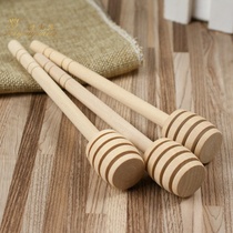 Spoon honey scoop honey scoop honey special spoon mixing rod small wooden spoon non-lacquered wood