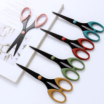 Small scissors students children small scissors Students small primary school students carry safety mini portable handmade stainless steel art scissors Multi-functional office stationery household lace paper-cut scissors