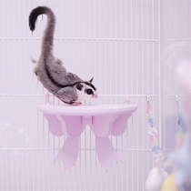 Honey bag skid climbing toy squirrel swing flying mouse staircase Rabbit jewelry hamster rope climbing platform cage decoration