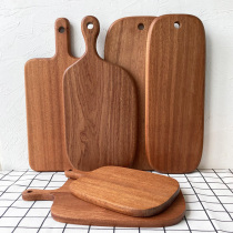 Thousand end Wu sandalwood cutting vegetable cutting board solid wood cutting board household fruit cutting board whole wood bread board kitchen chopping board