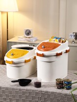 Cat Food Storage Bucket Kitty Food Storage Deposit Box Moisture-proof Dog Food Seal Bucket box Pet Pet Storage Bucket