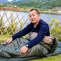 CAMPOUT Outdoor Camping Envelope Sleeping Bag Ultra Light Portable Adult Sleeping Bag Warm Outdoor Equipped Camping Special