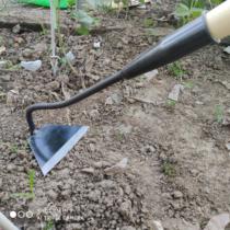 Weeding Hoe Farm tools Agricultural hoe hoeing multi-purpose vegetable planting dual-purpose outdoor all-steel thickened wasteland artifact