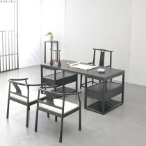 New Chinese desk solid wood office table and chair combination simple writing desk calligraphy desk computer desk Zen study furniture