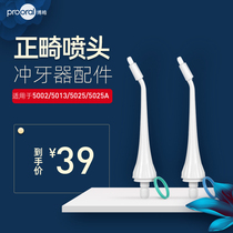 Bohao dental irrigator standard nozzle 2 pieces for 5002 5013 5025a water floss accessories