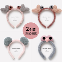 Lamb Korean version of non-slip doll hairpin panda funny cute hair band mask special hair band rabbit