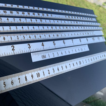 Ruler scale adhesive high-precision sticker with adhesive ruler strip self-adhesive metric metal can be rubber stainless steel New
