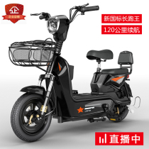 The new new day knife green source Emma with the same electric car GB two-wheeled battery car small men and women electric self-driving car