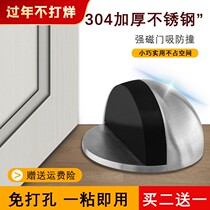 Stainless steel Turtle Top door top door blocking floor anti-collision rubber device anti-collision stopper fixed brake