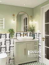 French black and white tile retro toilet kitchen bathroom tile wall tile toilet balcony floor tiles