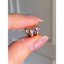 CeciN18K gold amethyst earrings earrings earrings jewelry London blue Topa Garnet