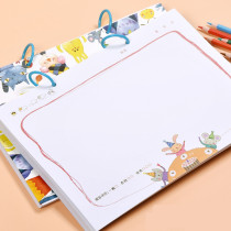 Thickened ring buckle painting book A4 large loose-leaf art sketch paper Drawing book Small book Cartoon cute hand-painted book Small fresh graffiti book Coloring book album drawing paper Art book Picture book