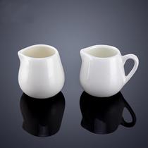 European steak juice bucket sugar tank ceramic small milk bottle mini milk jar honey Milk Cup coffee milk bottle spoon