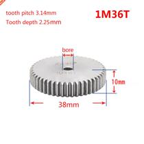1 Modulus 6 Teeth Spur Gear 45# Steel Motor Gear Wheel No q