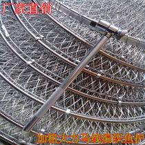 Vigorous Horse Line Woven Artisanal Fish Nets Fishing Nets Hood anti-hanging speed Dry stainless steel Circle fishing gear Supplies Grand total