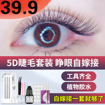 Fairy hair eyelash grafting eyelash set tool full set of false eyelashes female natural simulation of their own super soft hair