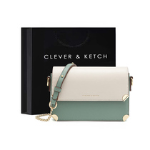 CLEVERKETCH womenS bag 2021 new trendy summer fashion all-match chain messenger bag shoulder bag small square bag
