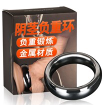 New penis load ring for men metal vibration calciner toy training jj lock fine ring for adult room use