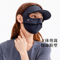 ohsunny face sunry sun protection mask eaves eyeshade full face breathable anti-UV mask woman