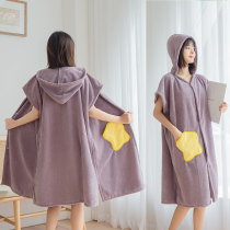  Bath towels are cute absorbent quick-drying no hair loss household non-cotton bathrobes can be worn and wrapped in womens summer thin adult bath skirts