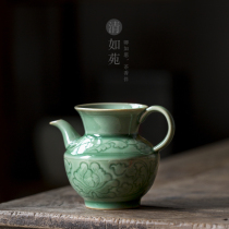Where is the Yue kiln celadon carving with the public Cup Tea Sea uniform cup tea cup tea cup kung fu tea ceremony tea set