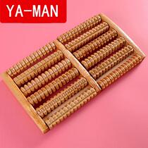 Home Woody Washboard Roller Type Plantar Massor Foot Bath Basin Massage Ball Bearing Plate Wellness Acupoint Ball Bearing Disc