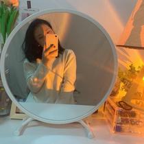 Doctoria Makeup Mirror LED lamp desktop dresser for household with lamp princess in adjustable bedroom