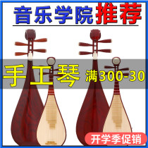 Pipa musical instrument Beginner introduction Children adult small pipa piano Mahogany rosewood professional teaching Pipa musical instrument
