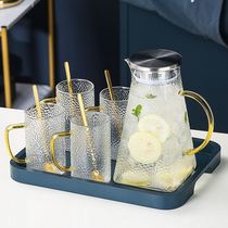 English afternoon tea tea set tea cup glass tea fruit teapot set Japanese heatable bubble teapot combination