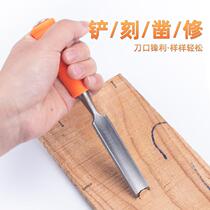Semi-circular chisel carving chisel carving woodworking tools round chisel set semi-circular chisel 4-piece set of shovel knife arc
