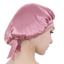 Mulberry Silk Nightcap sleeping cap Pure Silk Hair Wrap Adju