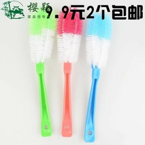 Long handle Urine Pot Brush Bent Small Head Children Toilet Brush Home Night Pot Brush Pee Basin Bedpan Brush Spittoon Cleaning Brush