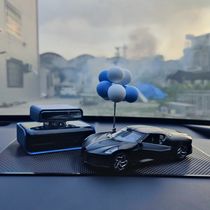 Car middle control desk swing piece mens creative high-end in-car ornament swing piece upscale on-board perfume light and luxurious decoration